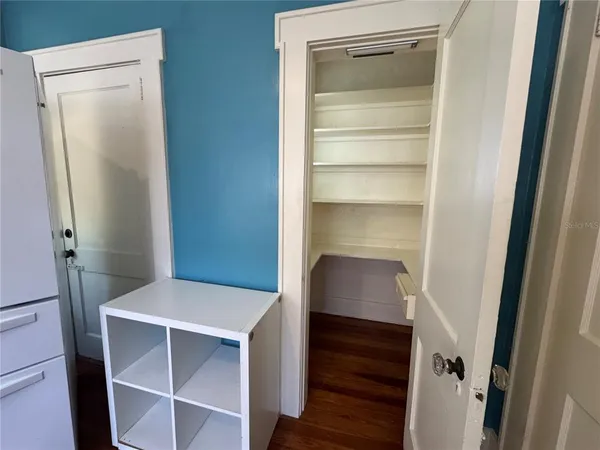 a view of walk in closet