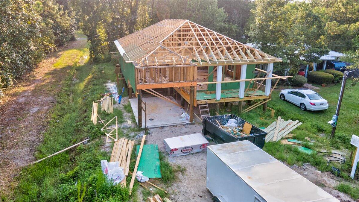 120 6th Street Santa Rosa Beach, FL 32459 - Photo 3 of 13 an aerial view of a house with a yard
