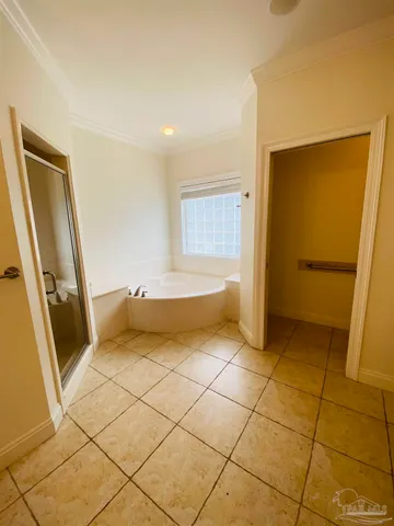 a view of a hallway with entryway