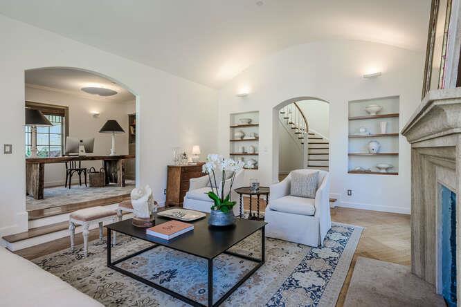 236 Clark Drive San Mateo, CA 94402 - Photo 12 of 58 a living room with furniture and a wooden floor