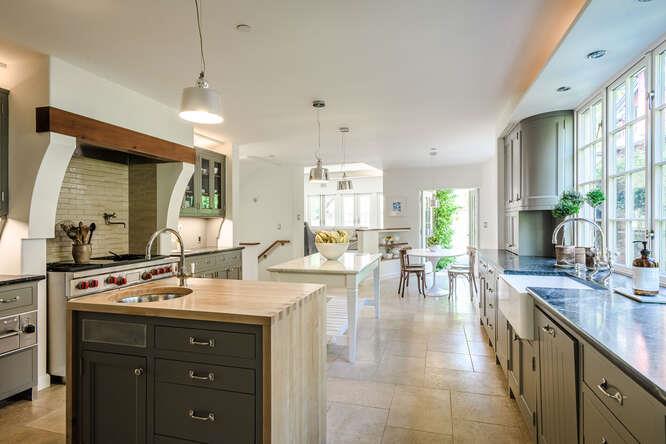 236 Clark Drive San Mateo, CA 94402 - Photo 28 of 58 a large kitchen with kitchen island a large window