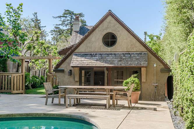 236 Clark Drive San Mateo, CA 94402 - Photo 54 of 58 a view of a house with a yard and sitting area