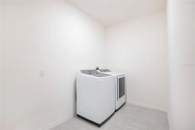 a utility room with a sink