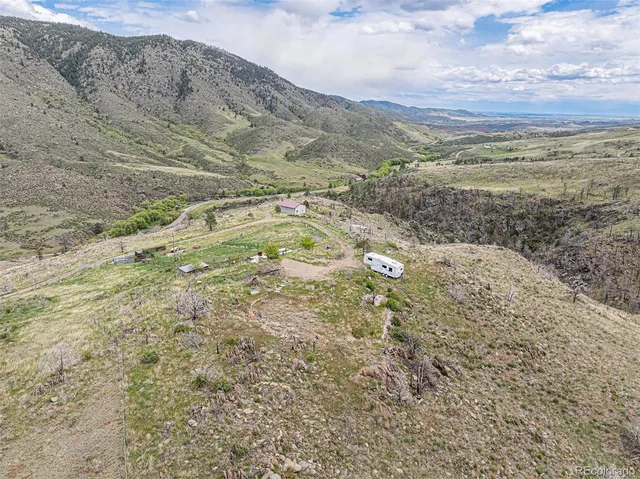 a view of outdoor space and mountain view