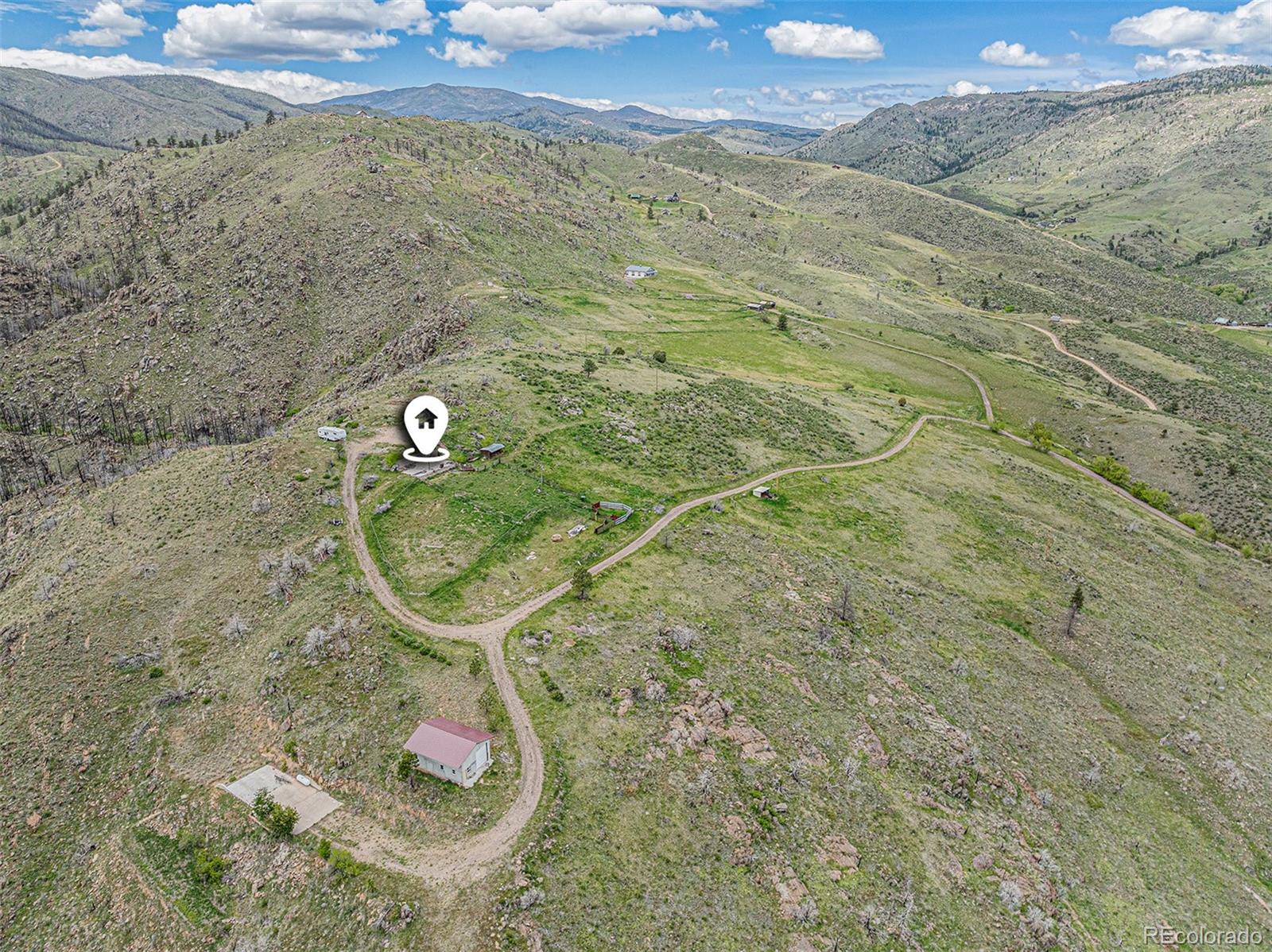 439 Redtail Ridge Way Bellvue, CO 80512 - Photo 9 of 20 a bathroom with a sink and a mirror