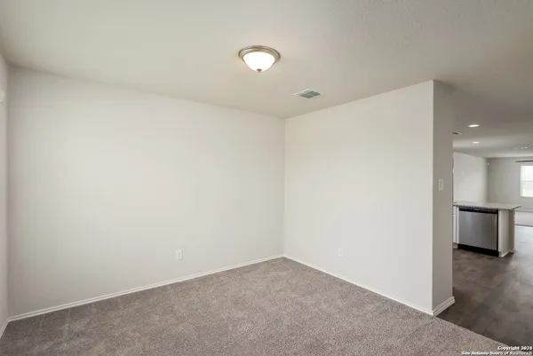 a view of empty room