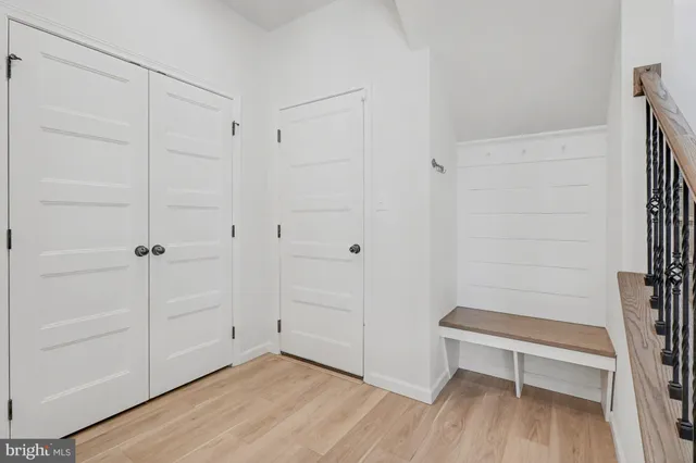 a view of wooden floor in a room