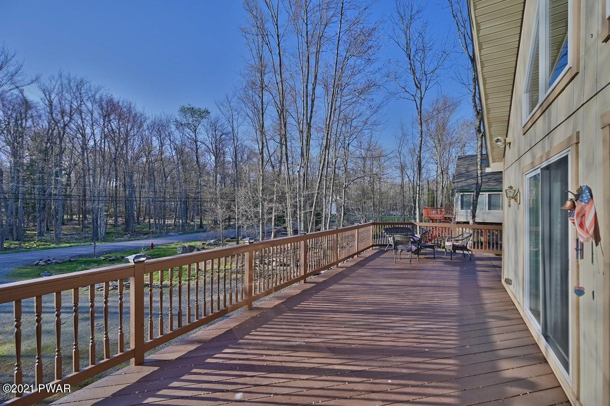 76 Rockway Road Lake Ariel, PA 18436 - Photo 99 of 101 a view of a house with wooden deck