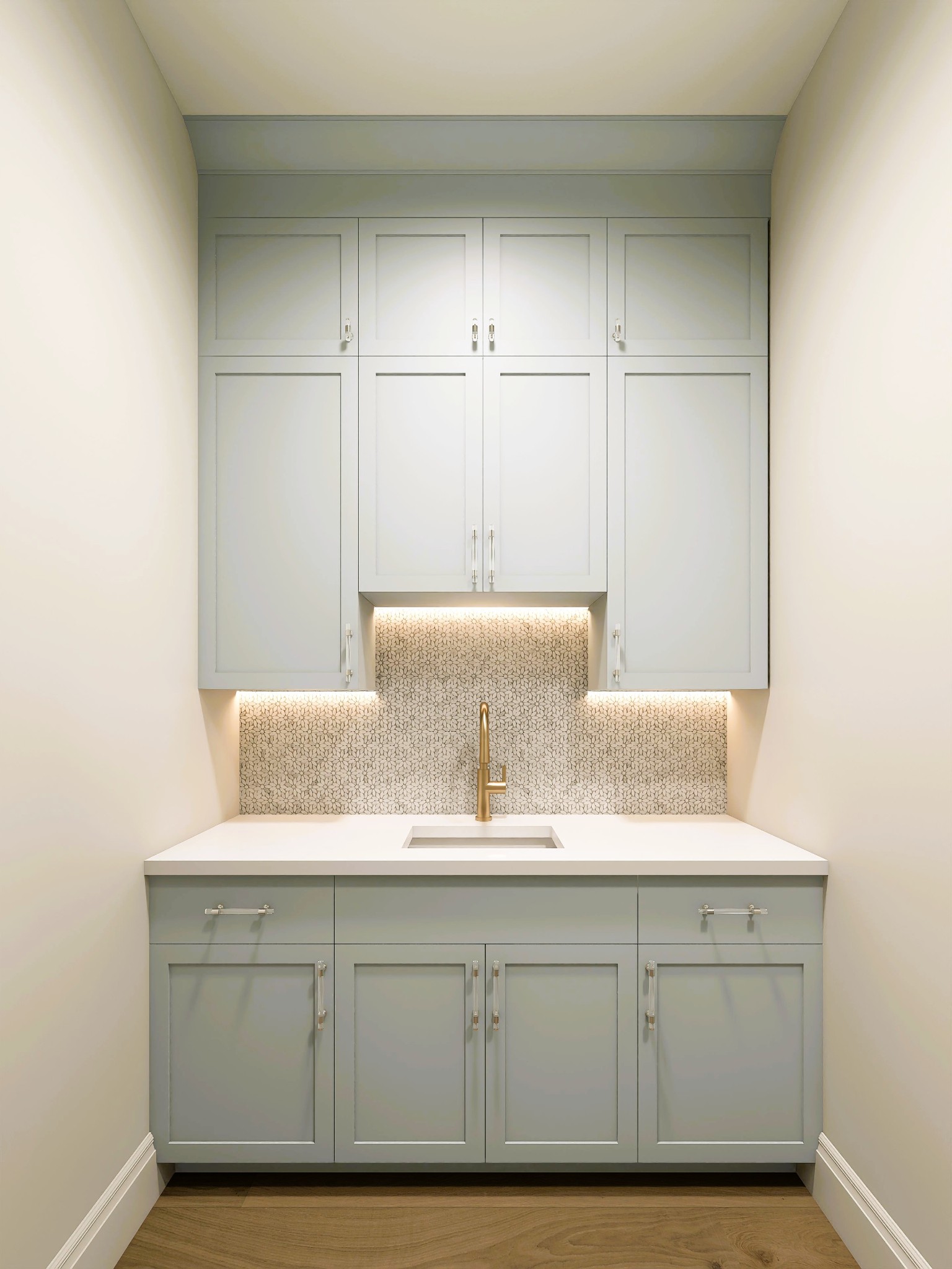 7020 Kinderhook Road Nashville, TN 37221 - Photo 18 of 37 a bathroom with a sink and a mirror