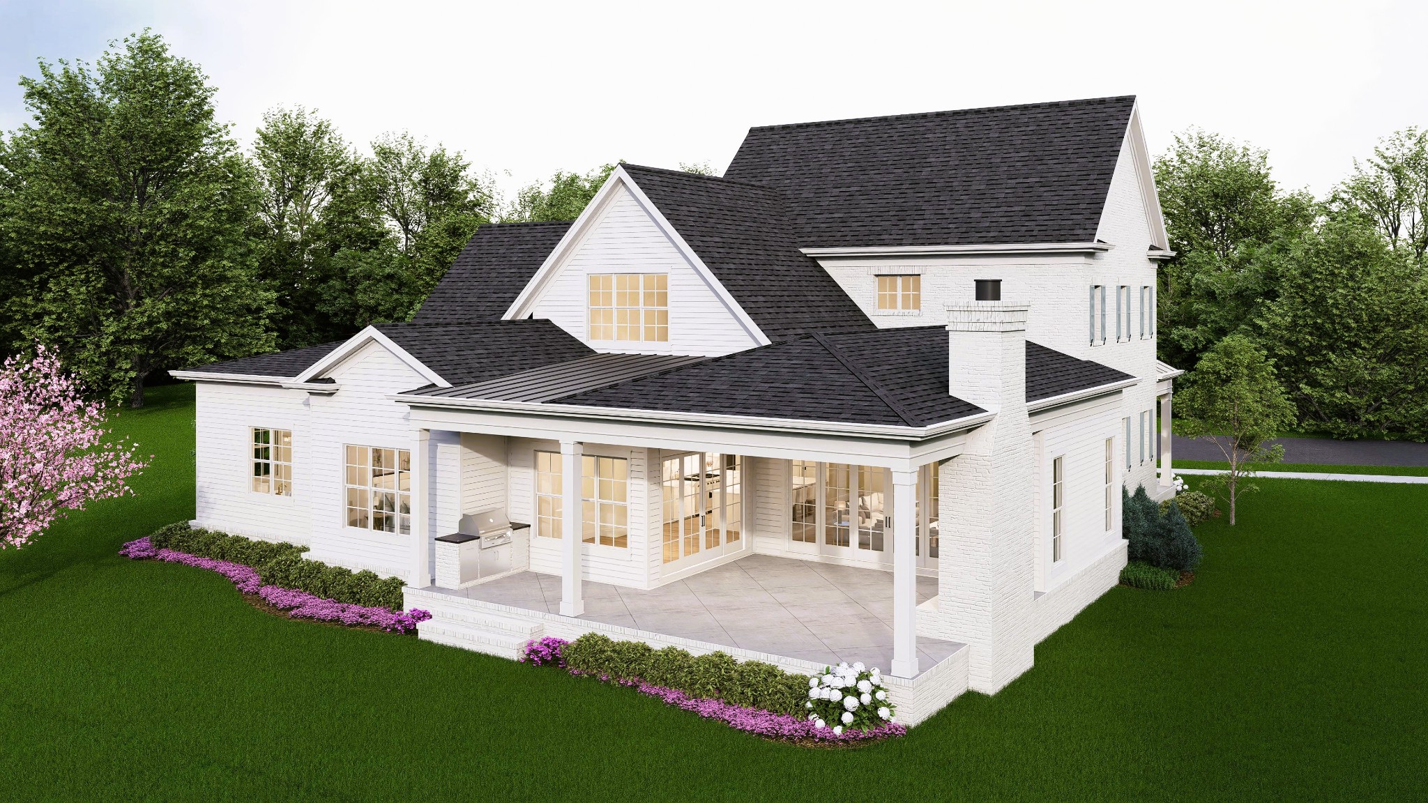 7020 Kinderhook Road Nashville, TN 37221 - Photo 5 of 37 a front view of a house with a yard