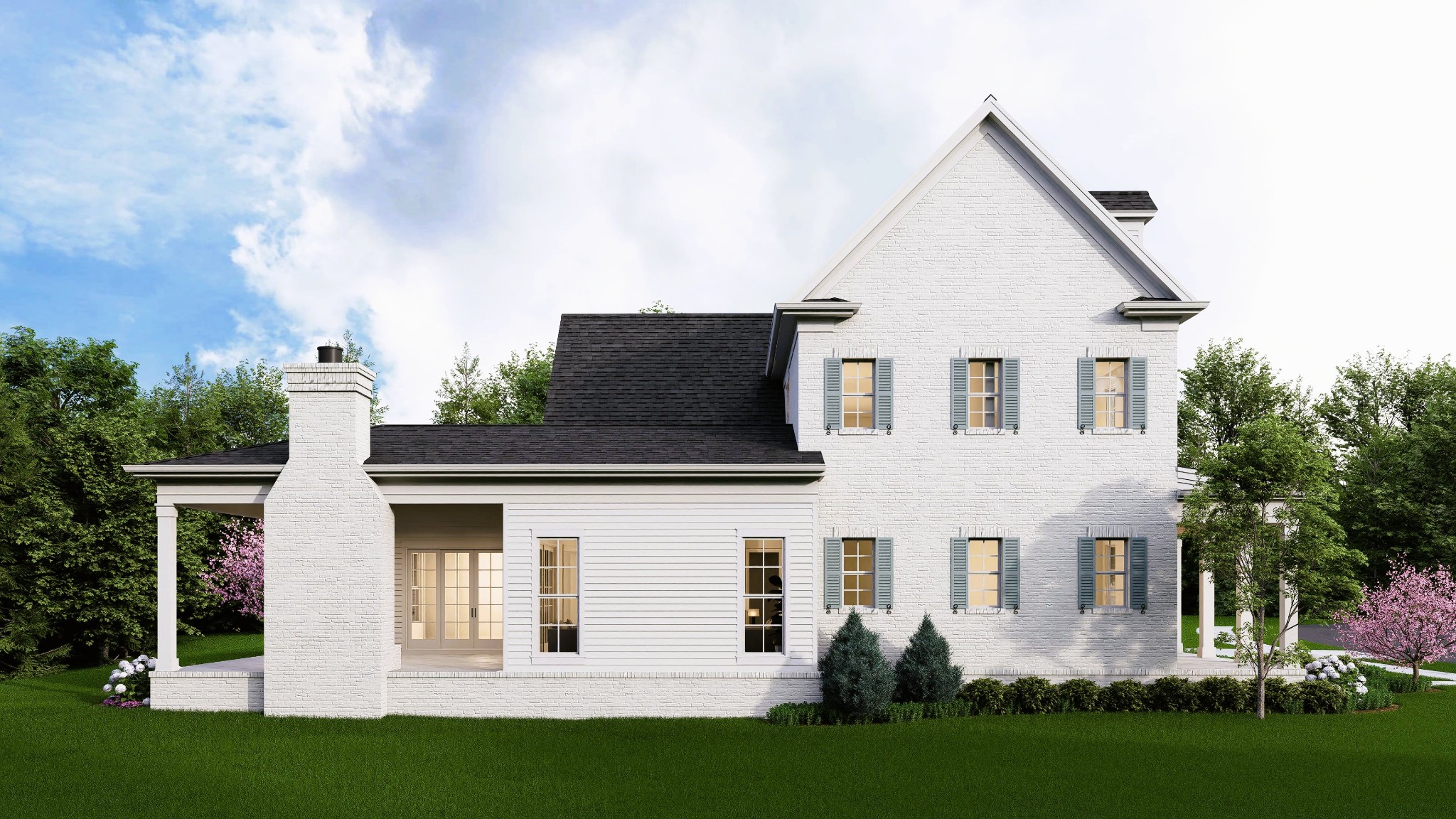 7020 Kinderhook Road Nashville, TN 37221 - Photo 6 of 37 a front view of a house with a yard