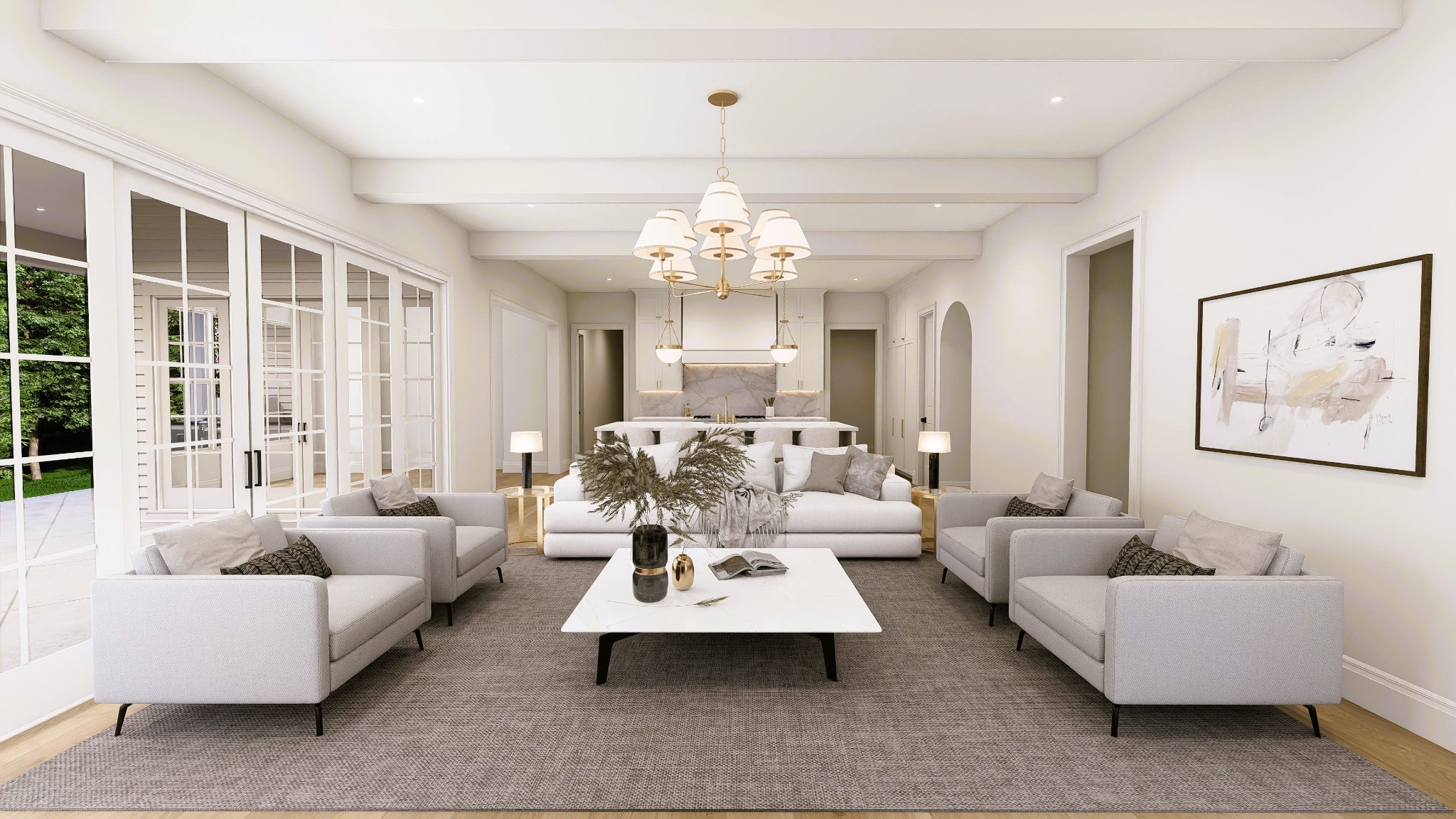 7020 Kinderhook Road Nashville, TN 37221 - Photo 8 of 37 a living room with furniture and a large window