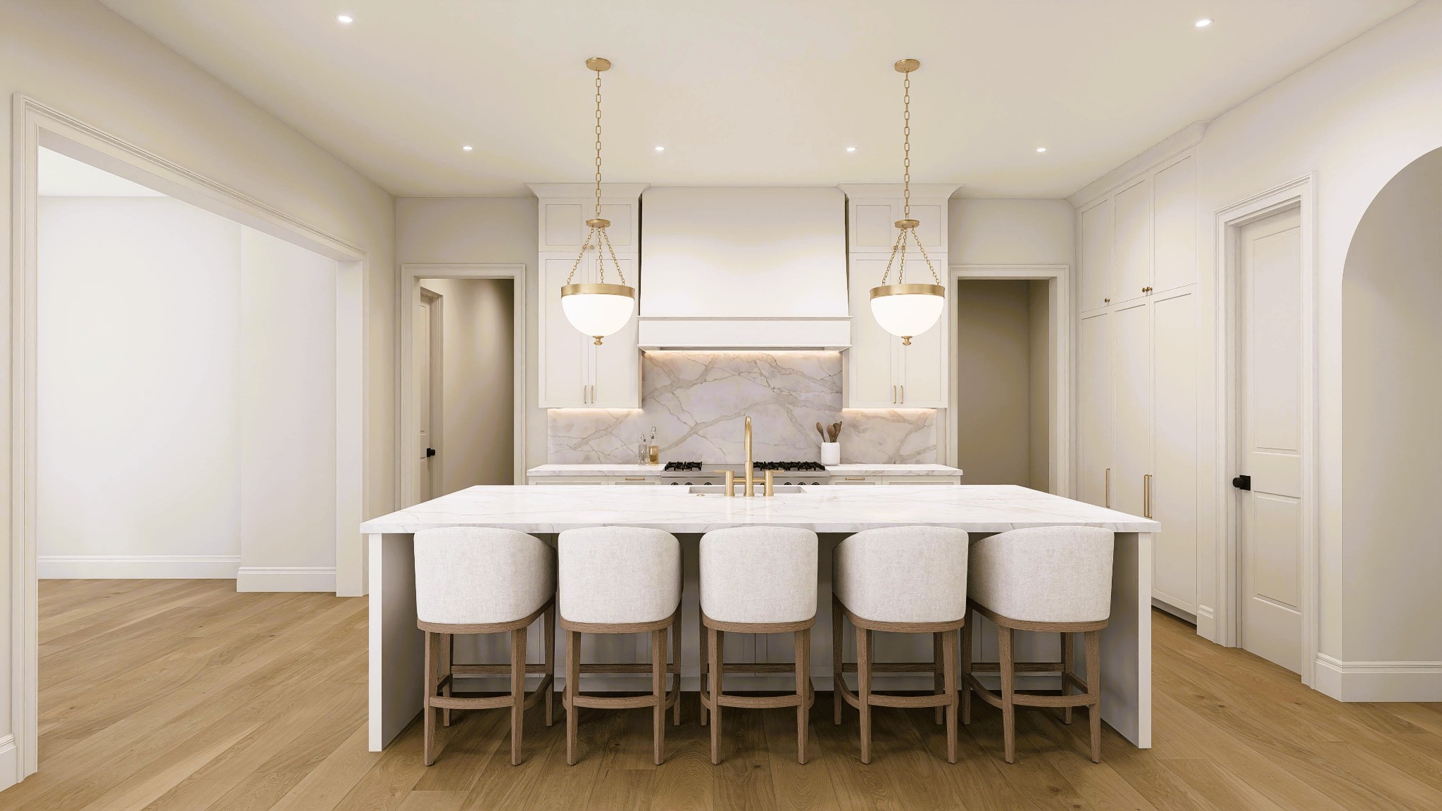 7020 Kinderhook Road Nashville, TN 37221 - Photo 10 of 37 a large kitchen with a table and chairs