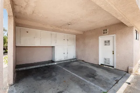 a car parked in front of a building
