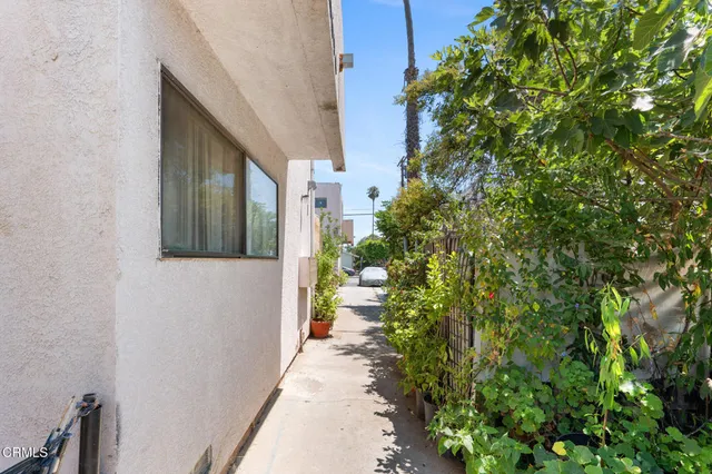 a view of a pathway of the house