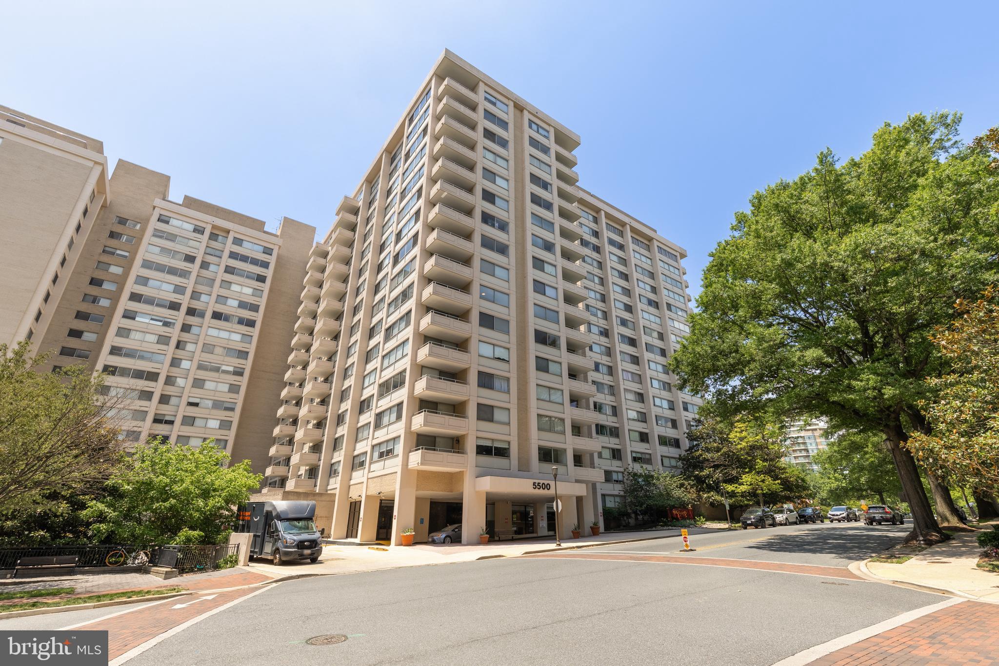 5500 Friendship Boulevard, Unit 910N Chevy Chase, MD 20815 - Photo 2 of 17 a city view with tall buildings