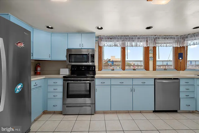 a view of dining room and wooden floor