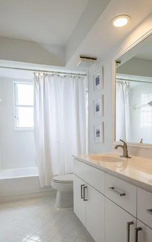 a bathroom with a sink a toilet and a bathtub