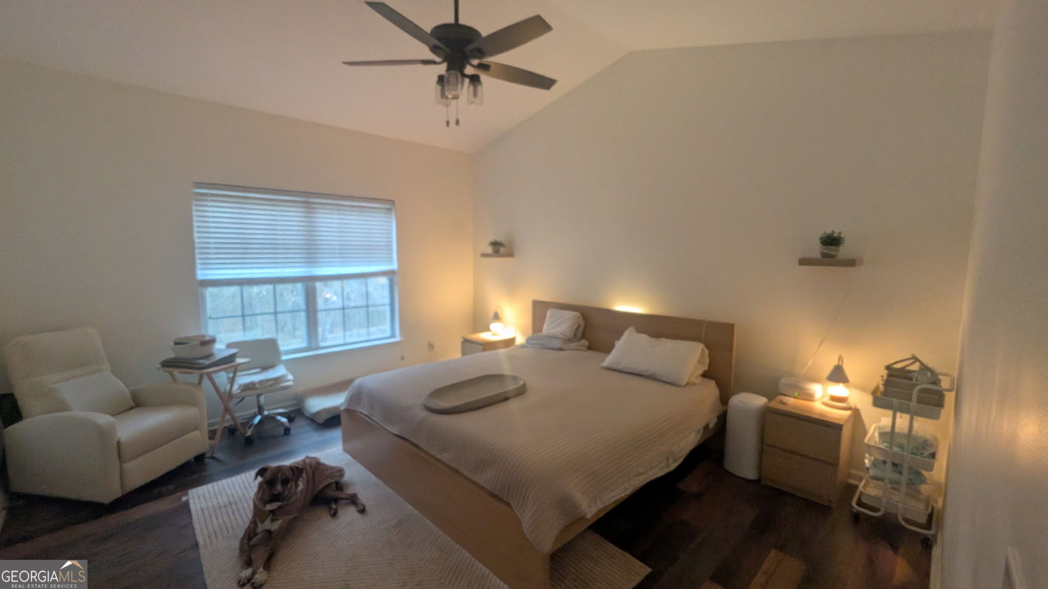 48 Highlander Trail Southwest Rome, GA 30165 - Photo 18 of 45 a bedroom with a bed and wooden floor