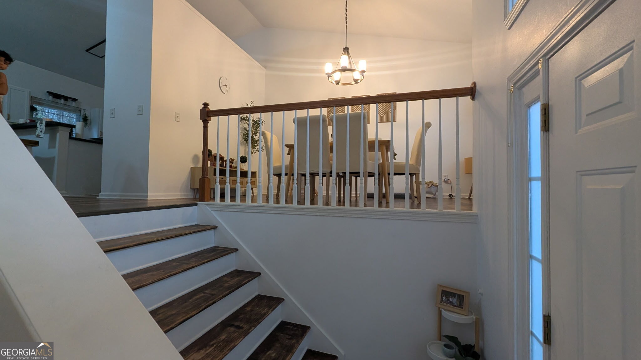 48 Highlander Trail Southwest Rome, GA 30165 - Photo 5 of 45 a view of staircase with white walls and a window