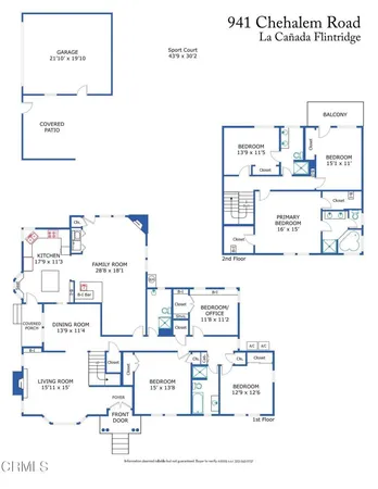 $2,388,000 | 941 Chehalem Road, La Canada Flintridge, CA 91011