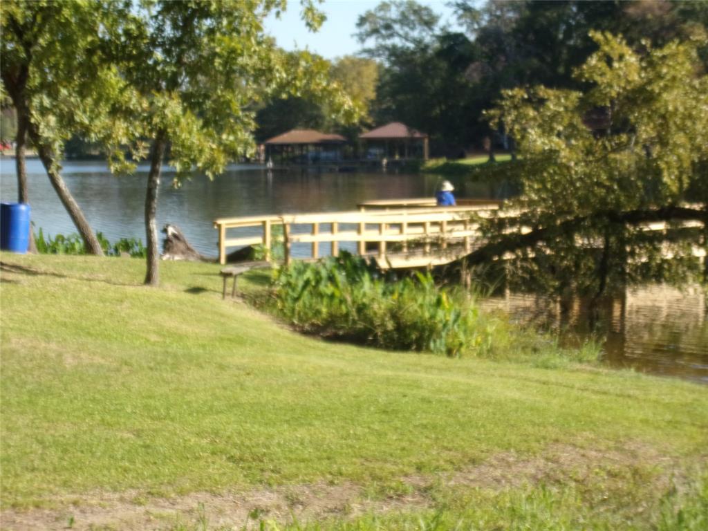 187 Holly Lane Murchison, TX 75778 - Photo 16 of 19 View of grassy yard featuring a water view and the fishing pier