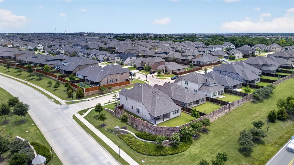 1002 Coppersmith Way Forney, TX 75126 - Photo 36 of 39 an aerial view of house with yard