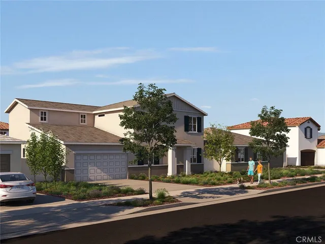 front view of a house with a street