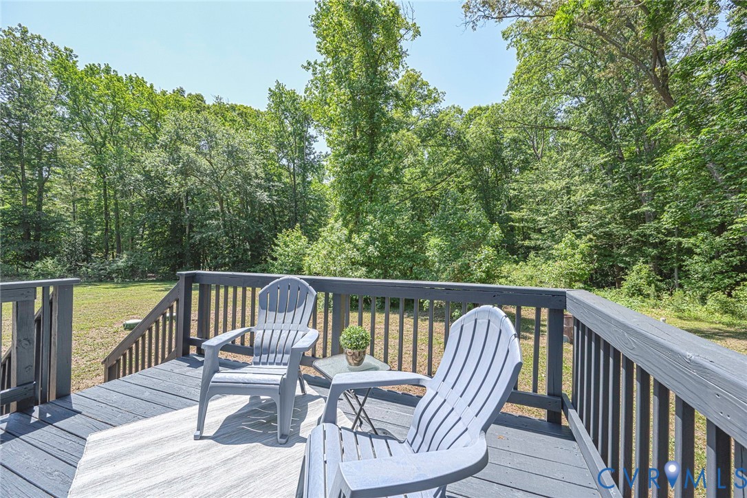 1297 Manfield Road Aylett, VA 23009 - Photo 33 of 41 a view of a deck