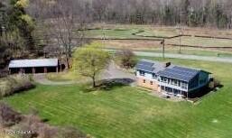 2830 West Old State Road Guilderland, NY 12303 - Photo 33 of 37 Aerial view of house and barn