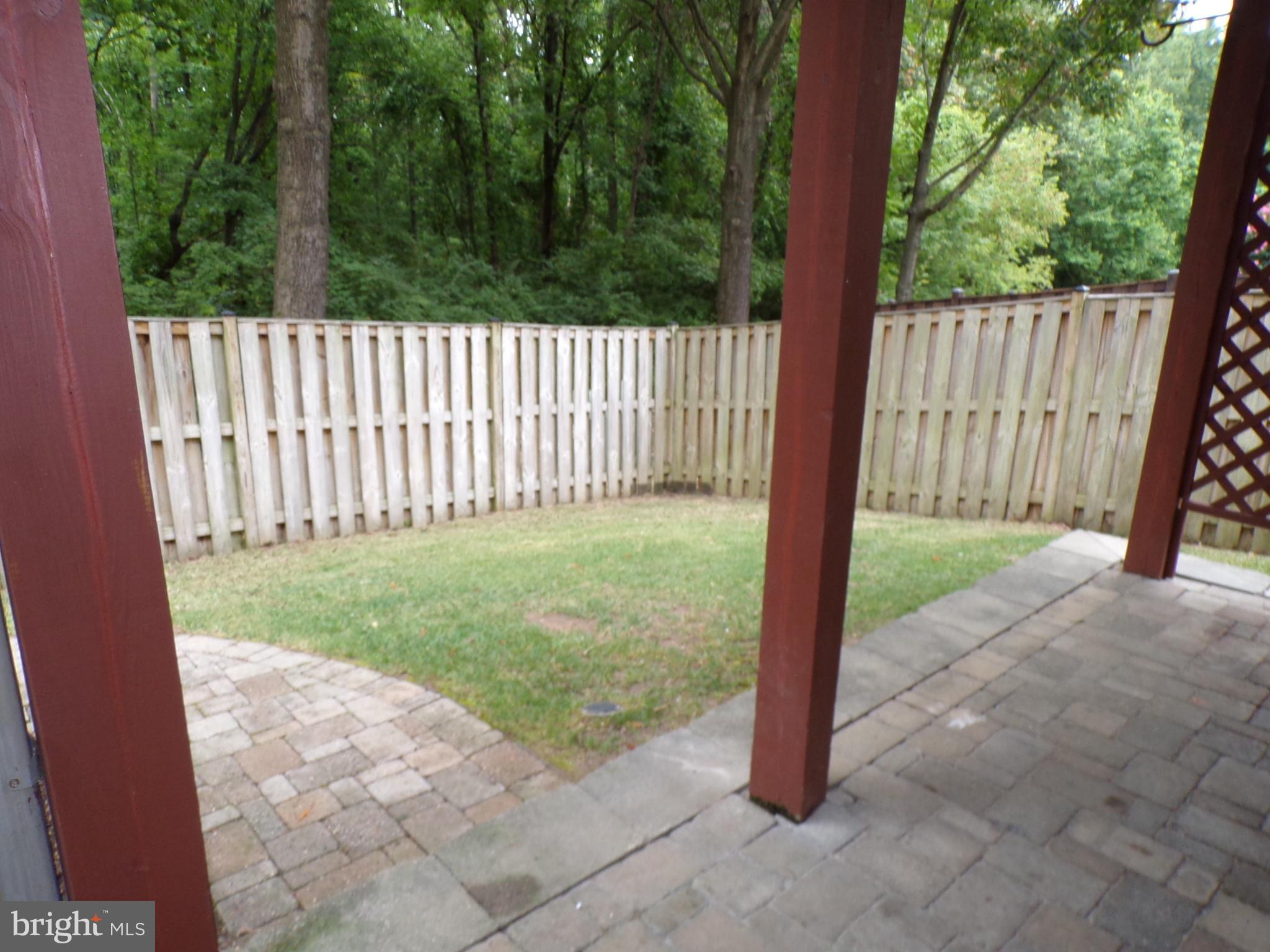 7709 Rachael Whitney Lane Alexandria, VA 22315 - Photo 11 of 11 Fenced Back Yard
