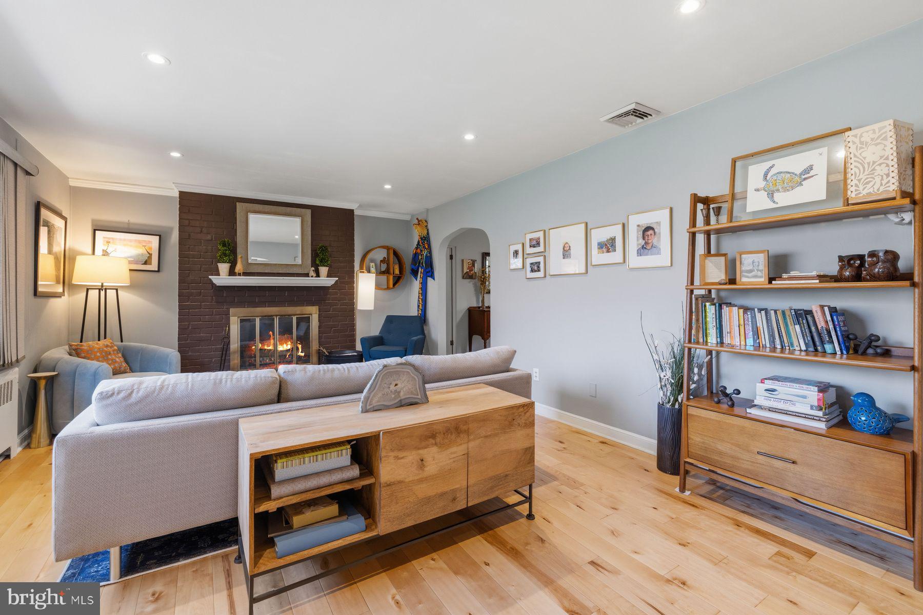 6254 West Valley Green Road Flourtown, PA 19031 - Photo 4 of 20 Inviting living space with cozy charm.