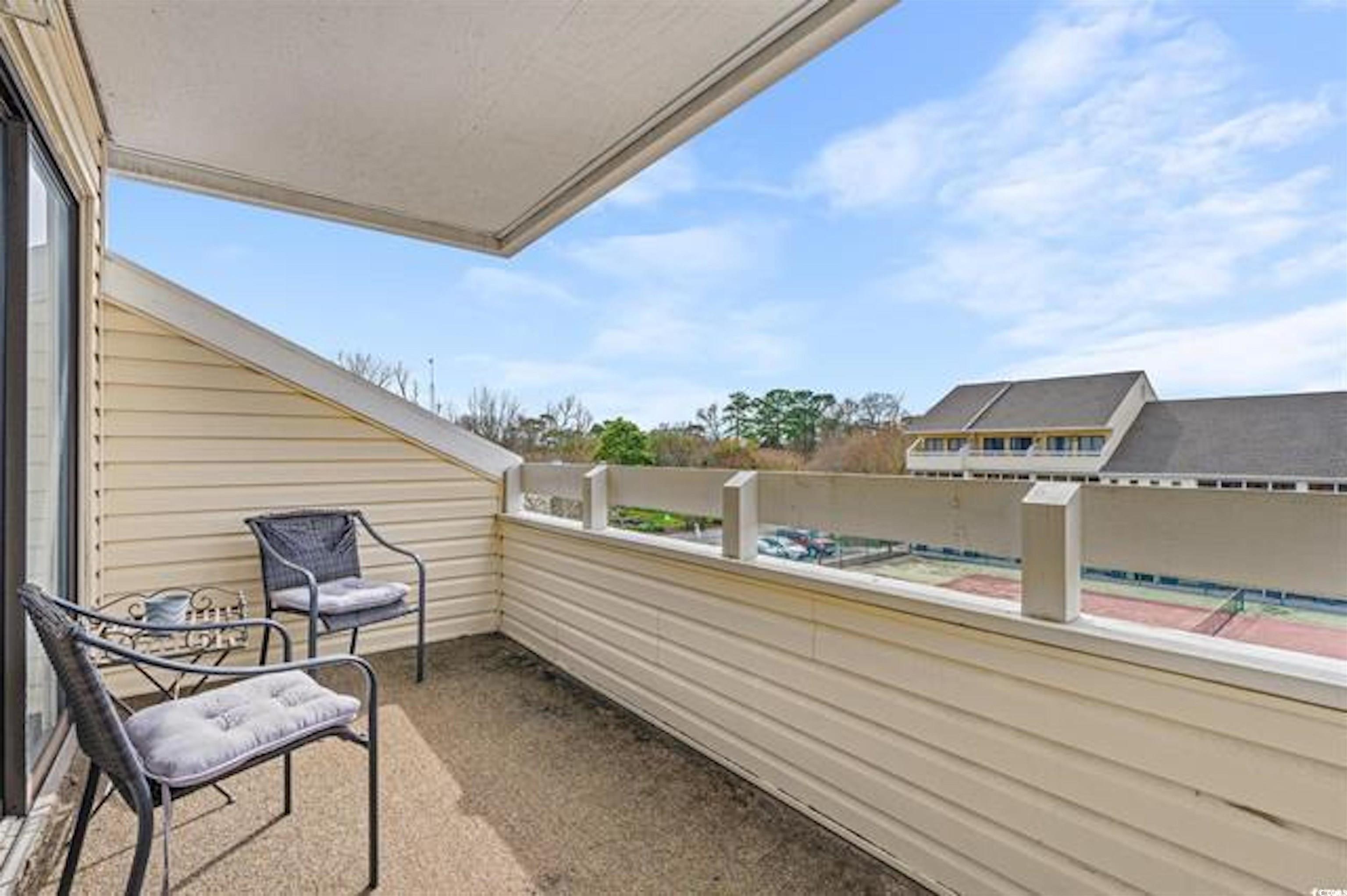 1100 Possum Trot Road, Unit B206 North Myrtle Beach, SC 29582 - Photo 13 of 16 View of balcony