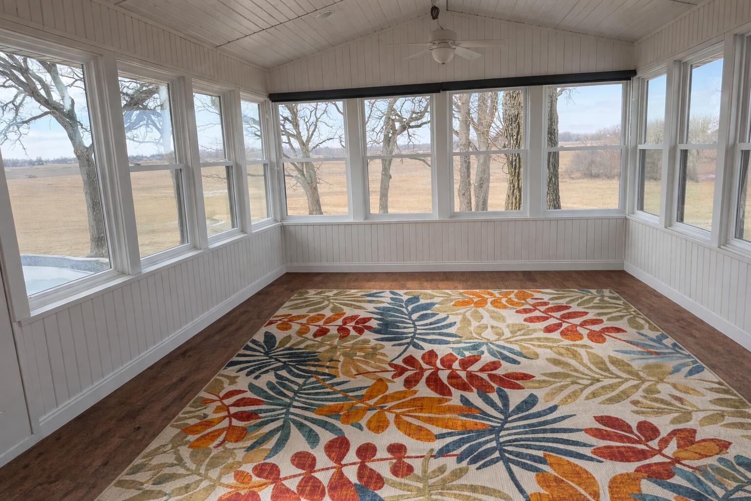 N5748 Metovale Road Metomen, WI 53919 - Photo 14 of 34 Enjoy sunrise and sunset in this amazing space with cedar flooring (and no bugs)! Pool access, too!!
