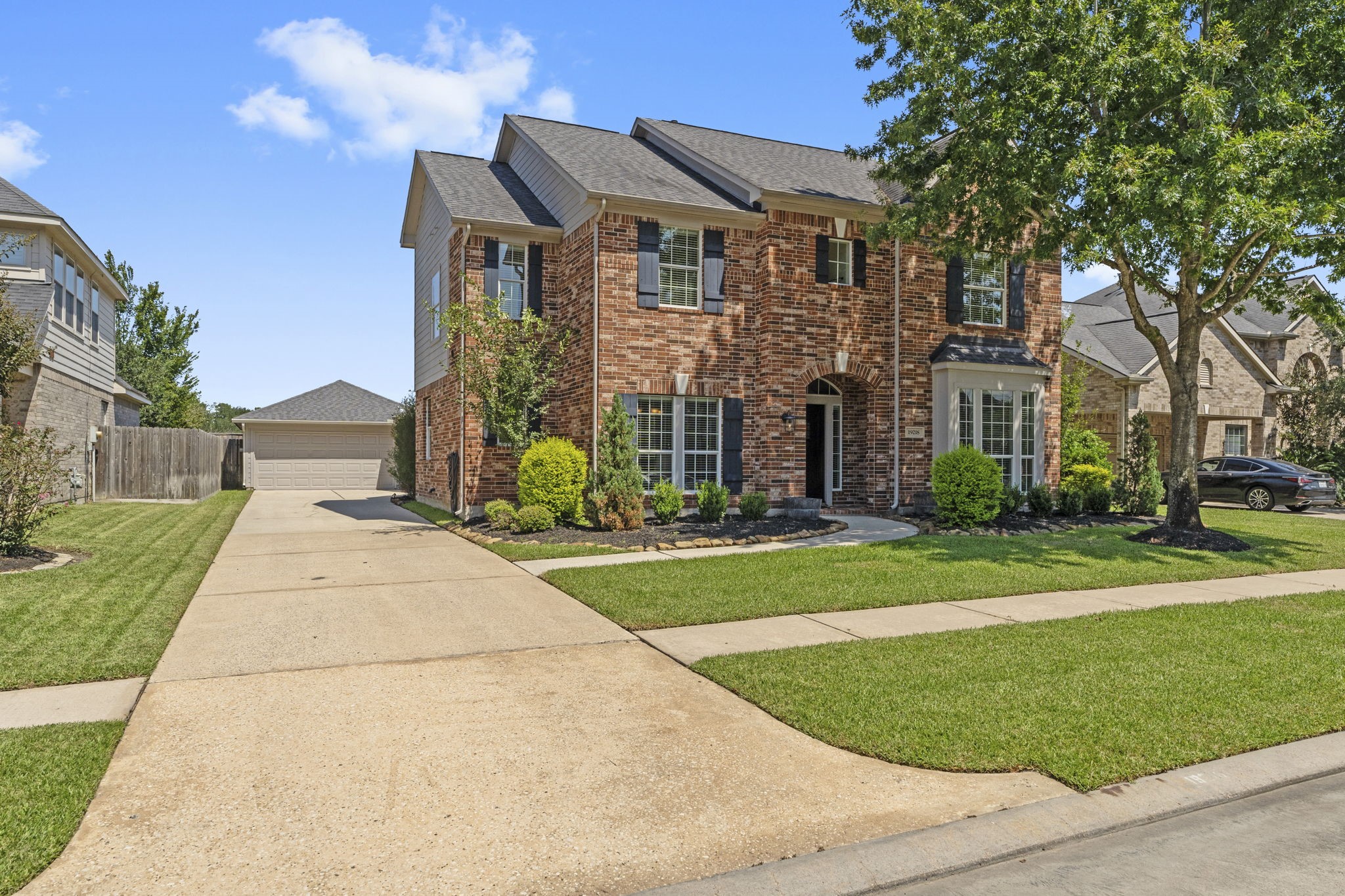 19218 Country Village Drive Spring, TX 77388 - Photo 2 of 35 front view of house with a yard