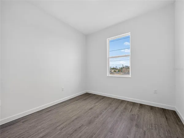 wooden floor in an empty room