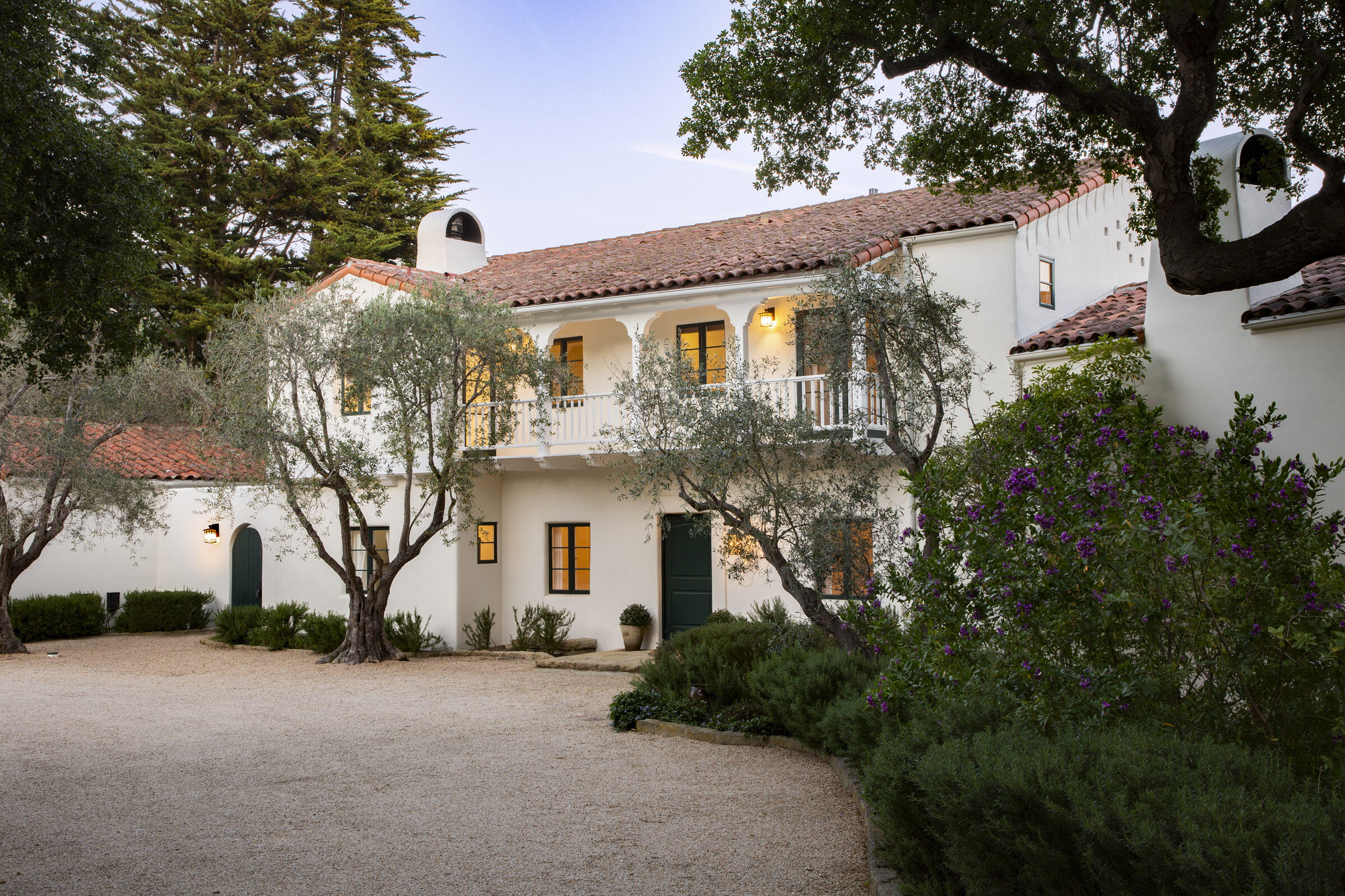 Undisclosed Address Montecito, CA 93108 - Photo 1 of 1 a front view of a house with a yard and tree