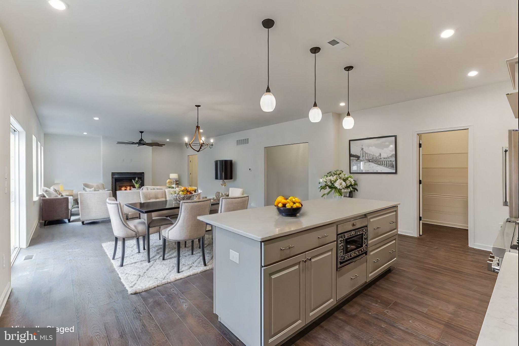 1487 Bunker Hill Road Middletown, DE 19709 - Photo 12 of 33 a view of kitchen with cabinets and wooden floor