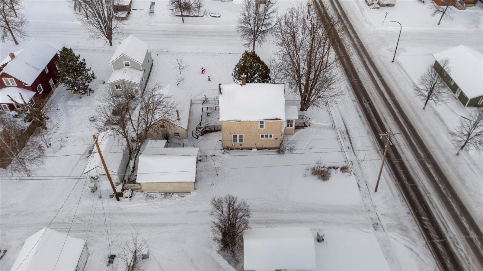 217 3rd Avenue Northwest Chisholm, MN 55719 - Photo 6 of 47 View of snowy aerial view