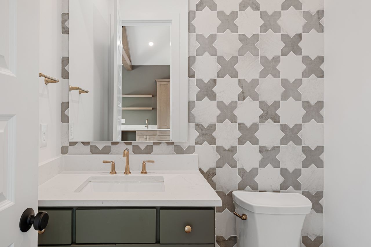 6065 Lookaway Circle Franklin, TN 37067 - Photo 25 of 39 a bathroom with a sink and a mirror