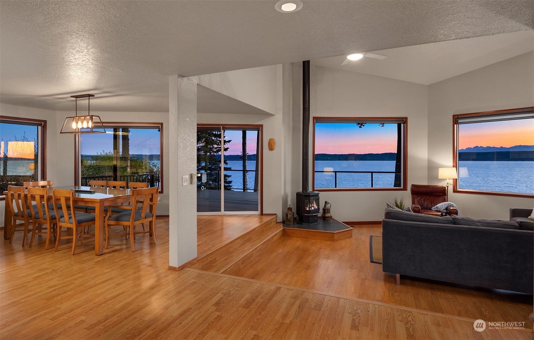 3480 Timothy Way Camano Island, WA 98282 - Photo 3 of 39 a living room with furniture and a flat screen tv