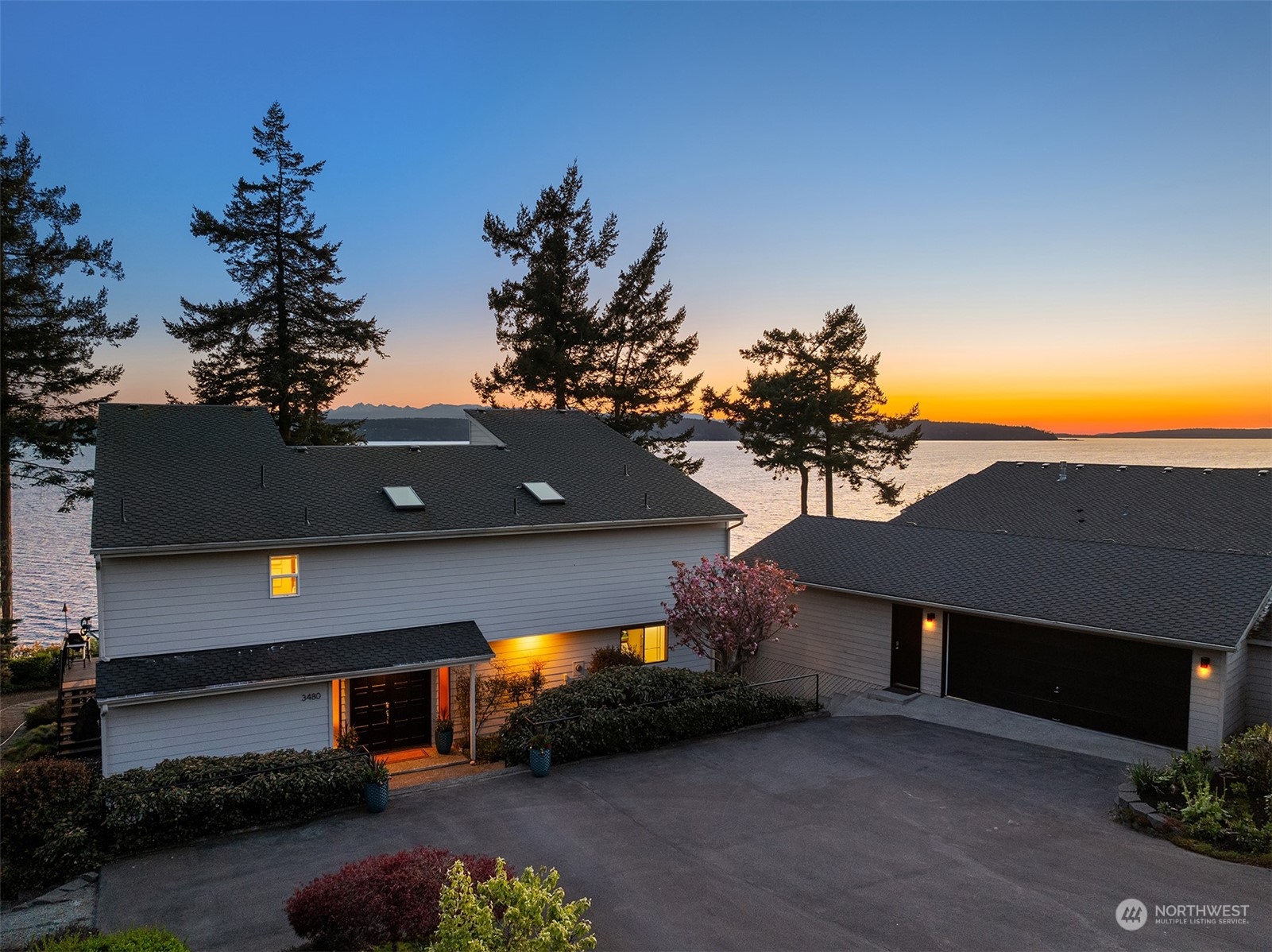 3480 Timothy Way Camano Island, WA 98282 - Photo 33 of 39 a view of a terrace with a fire pit and a fire pit
