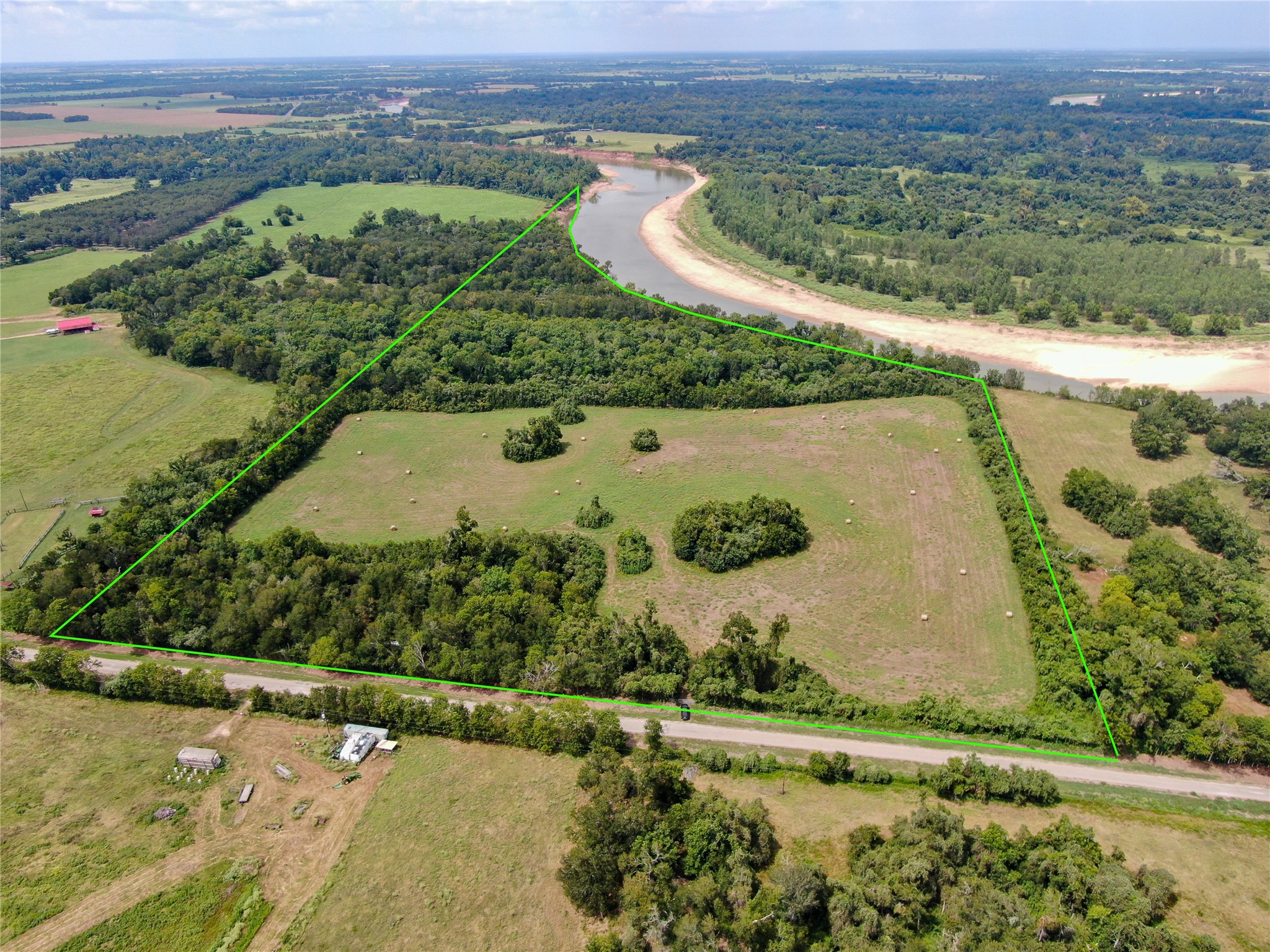0 Harpers Church Road Hempstead, TX 77445 - Photo 1 of 8 an aerial view of a yard