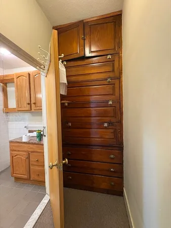 a view of closet area