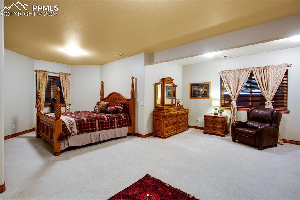 16075 Winding Trail Road Colorado Springs, CO 80908 - Photo 33 of 42 a bedroom with furniture and a couch