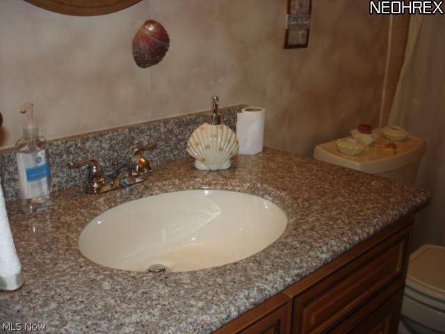 6911 Kepler Road Clinton, OH 44216 - Photo 6 of 16 Newly remodeled baths with granite counter tops.