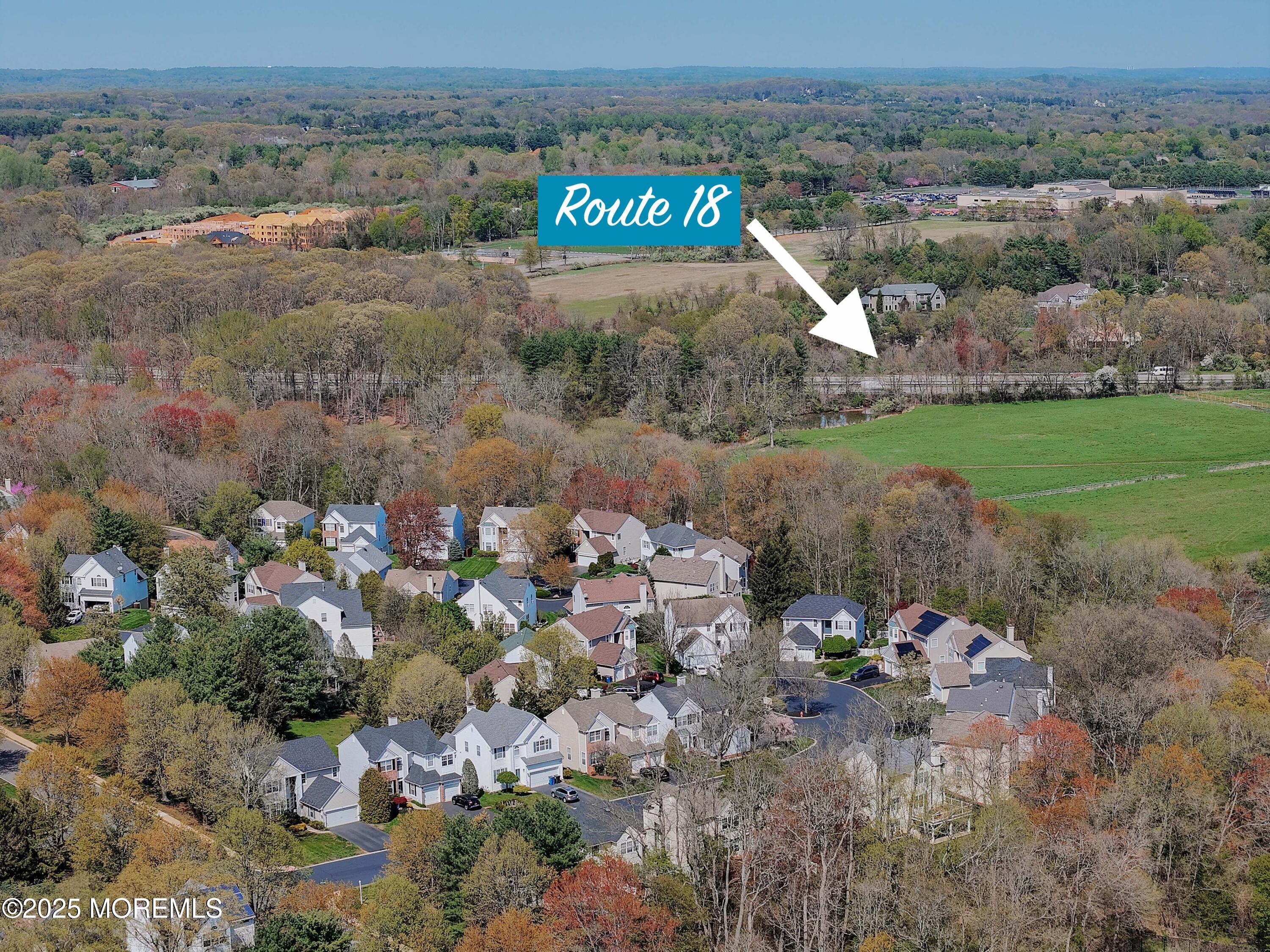 1 Exeter Pass Colts Neck, NJ 07722 - Photo 42 of 42 a view of a town with mountains in the background