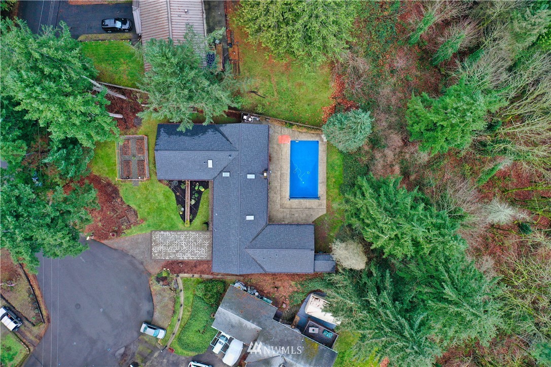 14902 175th Avenue Southeast Renton, WA 98059 - Photo 38 of 39 an aerial view of a house with a yard