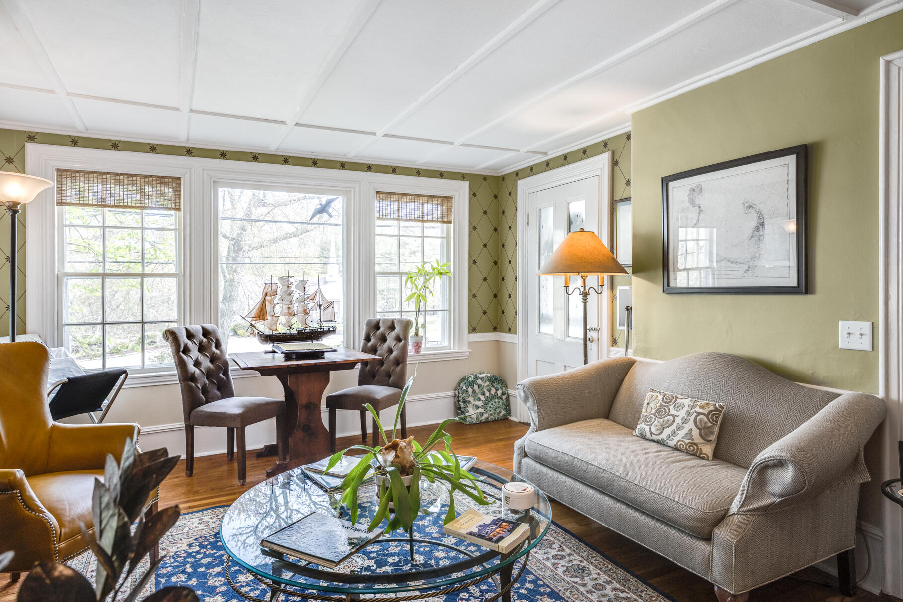 1861 Main Street Brewster, MA 02631 - Photo 10 of 65 a living room with furniture and a large window