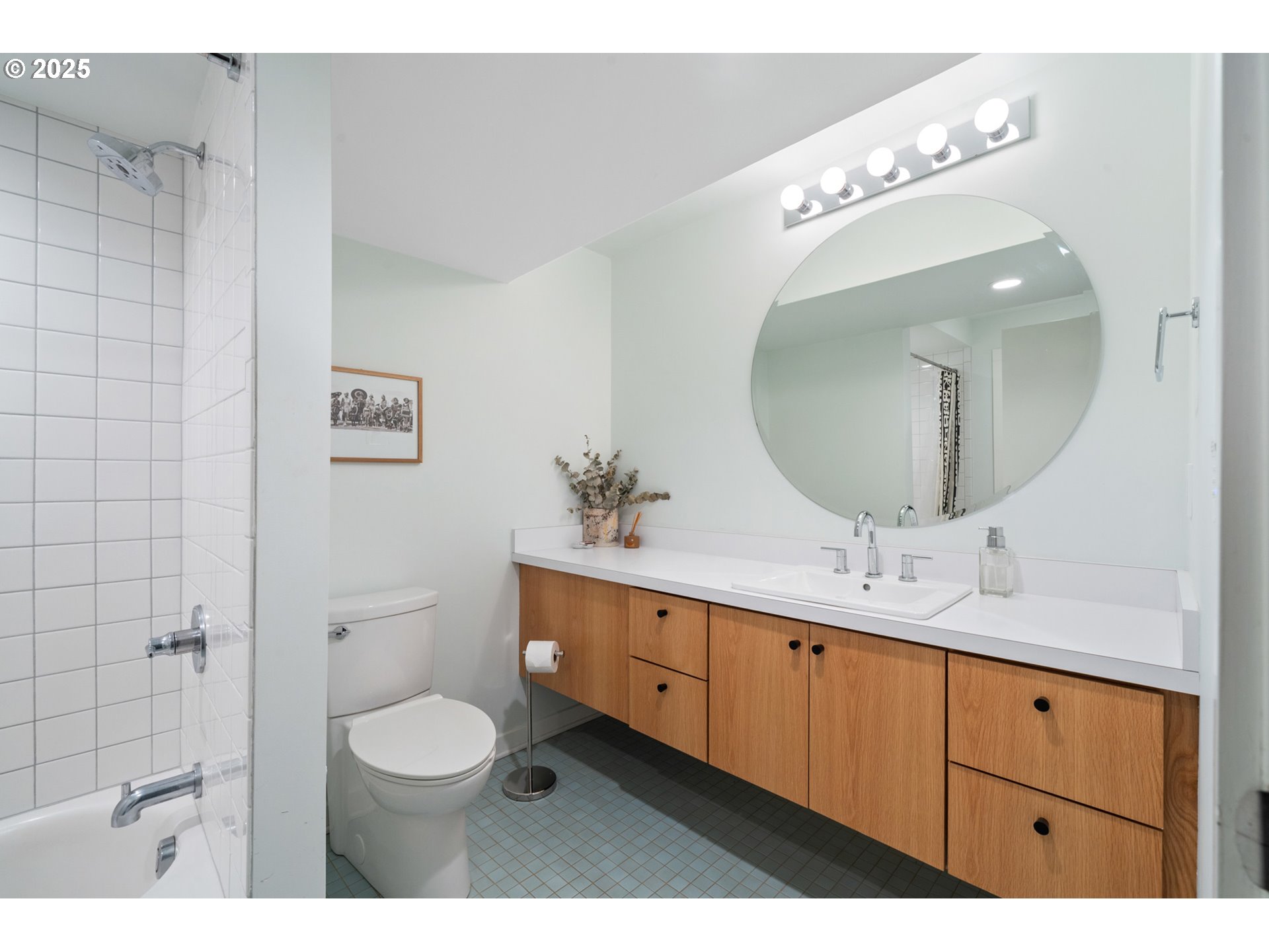 1100 Arthurs Road Oceanside, OR 97141 - Photo 40 of 48 a bathroom with a double vanity sink mirror and toilet